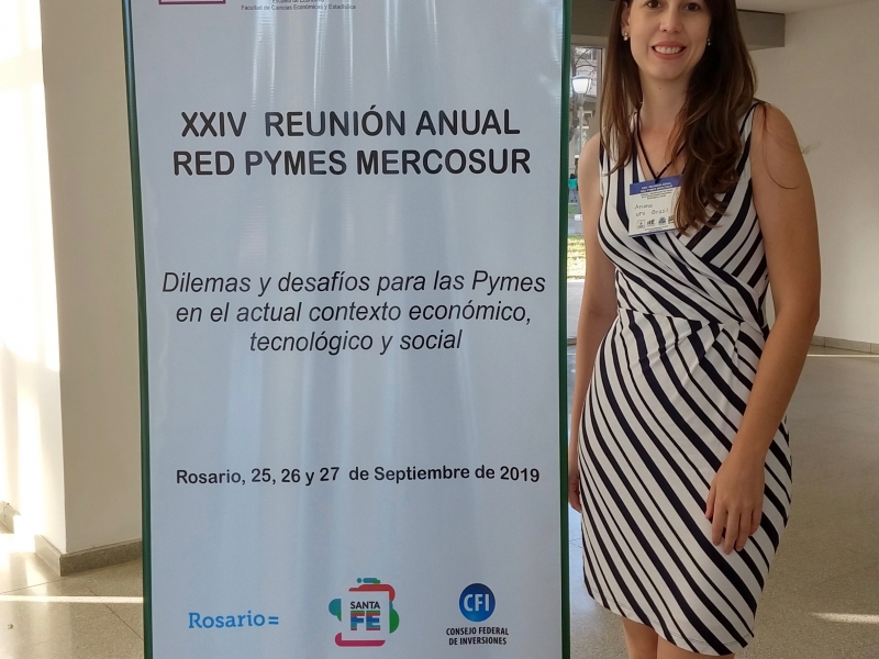 Discente: Ariana Cericatto da Silva / Evento: XXIV Reunón Anual Red Pymes Mercosur
